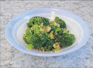  ?? CYNTHIA STONE PHOTO ?? Broccoli salad with a little pizzazz.