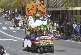  ??  ?? The annual Butter & Egg Days festival and parade (above) celebrate Petaluma’s agricultur­al heritage.