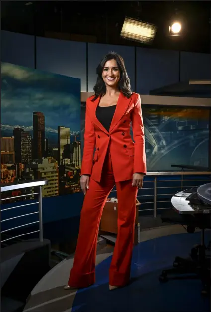  ?? AARON ONTIVEROZ — THE DENVER POST ?? Romi Bean, who joined the KCNC- 4 in 2018, was named lead sports anchor, making her the first woman in Colorado in this position.