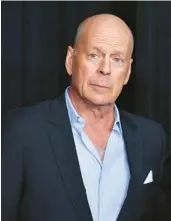  ?? ANGELA WEISS/GETTY-AFP 2019 ?? Actor Bruce Willis has been diagnosed with frontotemp­oral dementia, his family said.