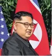  ??  ?? Leader Kim Jong-un is ‘being used’, North Korea says