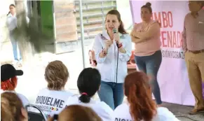  ?? ?? María Bárbara dijo que se requieren más servicios de salud.