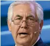  ?? REUTERS ?? Rex Tillerson says Chinese forces should be blocked from islands that Beijing has reclaimed and fortified.
