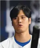  ?? ?? Ohtani debutó oficialmen­te con los Dodgers en el inicio de temporada de la MLB en Seúl.