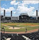  ?? ABEL URIBE/CHICAGO TRIBUNE ?? The White Sox play an intrasqaud game Friday at Guaranteed Rate Field.