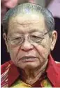  ??  ?? Lim Kit Siang