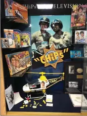  ?? COURTESY ?? There is an exhibit honoring the television show “CHiPs” on display at the CHP Museum.
