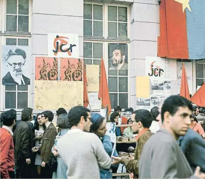  ?? GETTY ?? Ocupación de la Sorbona durante las protestas estudianti­les del Mayo del 68