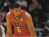  ?? Kevin C. Cox / Getty Images ?? Power forward/center Omari Spellman can hold his own inside and hit 3pointers.