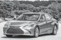  ??  ?? The Lexus ES earned luxury sedan honours for the third year in a row.