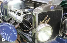  ?? ?? 2 and 3. Star of the show, says the writer, was this glorious 1922 Delage repowered by an 18-litre V8 Hispano-Suiza aero engine that barely fitted in the engine bay;