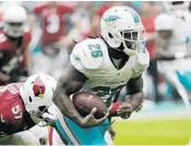  ?? WILFREDO LEE/AP ?? Teams have two days to make an offer to running back Damien Williams or his rights will go back to the Dolphins.