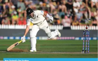  ?? ?? New Zealand’s Tim Southee