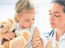  ?? STOCK IMAGE ?? A young child gets a flu shot. While it’s too early to tell in Nova Scotia, so far the cases of influenza B, a strain that tends to affect young children, are appearing earlier than normal across Canada and the U.S.