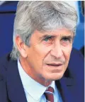  ??  ?? Derby day: Manuel Pellegrini