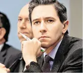  ?? PHOTO: STEVE HUMPHREYS ?? Testing times: Health Minister Simon Harris faces a number of challenges.