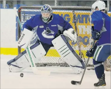  ?? RIC ERNST/ PNG ?? Unless NHL owners and players come to an agreement, the Vancouver Canucks won’t be hitting the ice this year.