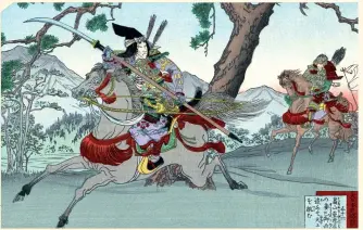  ??  ?? RIGHT Tomoe Gozen was famous for her skill as a mounted archer