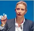  ?? Foto: Marijan Murat, dpa ?? Alice Weidel.