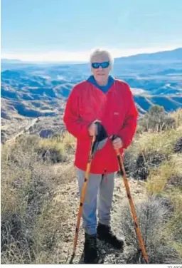  ?? YOLANDA ?? Darío Fernández, a sus 82 años, practica mucho deporte.