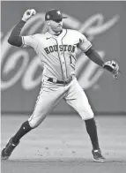  ?? BRETT DAVIS/USA TODAY SPORTS ?? The Astros’ Carlos Correa, seen during Game 3 of the World Series on Oct. 29, is the best player on free-agent market.