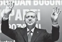  ?? AP ?? Turkey's President Recep Tayyip Erdogan has refused to heed the advice of economists and endorse an interestra­te hike in response to the lira’s collapse
