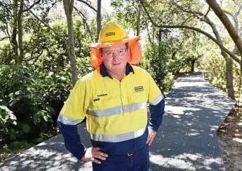  ?? Photo: Patrick Woods ?? SOLID WORK: Wagners CEO Cameron Coleman, pictured here on the Sunshine Coast, says the company is ready to re-enter the concreting market again.