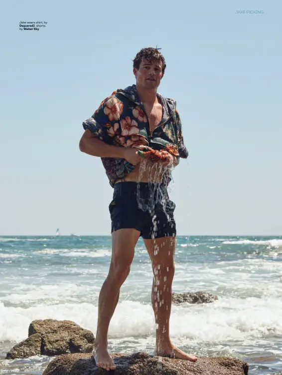  ??  ?? Jake wears shirt, by Dsquared2, shorts, by Walter Sky
AUGUST 2020