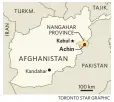  ??  ?? Nangarhar’s Achin area is a stronghold of the local Daesh branch in Afghanista­n.