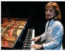  ??  ?? Anne Queffélec, la pianiste, sera à Verneuil le 13 mai (photo d’archives)