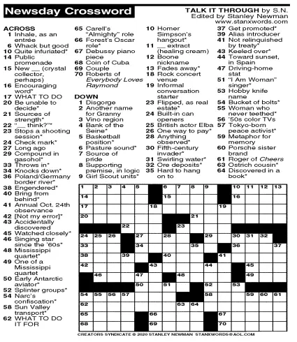 newsday crossword pressreader