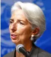  ??  ?? Christine Lagarde