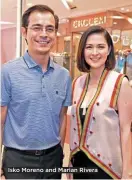  ??  ?? Isko Moreno and Marian Rivera