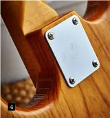  ??  ?? 4 4. Some things don’t change: Leo’s original bolt-on neck joint is retained on today’s G&amp;L guitars