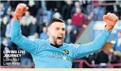  ??  ?? LOVING LIVI JOURNEY Lions No.1 Liam Kelly