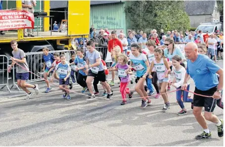  ??  ?? C’est la course des enfants, à 15h, qui marquera le début des « hostilités ».