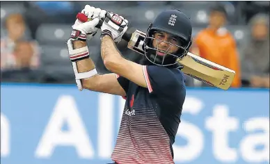  ?? Picture: AFP ?? EIGHT SIXES: England’s Moeen Ali in great form during the third One Day Internatio­nal against the West Indies