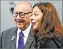  ?? Bizuayehu Tesfaye Las Vegas Review-journal ?? Rossi Ralenkotte­r, former president and CEO of the Las Vegas Convention and Visitors Authority, and Cathy Tull, a fellow former executive, previously accepted plea bargains in a scandal involving Southwest Airlines gift cards.