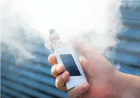  ?? Photo / File ?? Claims of endorsemen­t of vaping by the Ministry of Health, the American Cancer Society, and Canada are simply false.