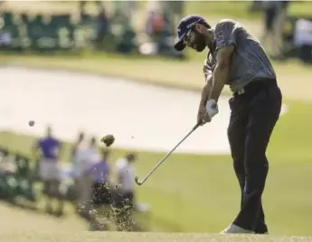  ?? CHRIS CARLSON/THE ASSOCIATED PRESS ?? Canadian Adam Hadwin saved his best for last in his first Masters, carding a two-under-par 70 on Sunday.