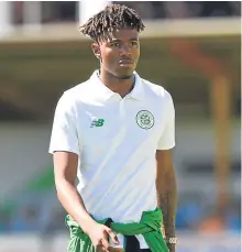  ??  ?? ■ New Celtic signing Kundai Benyu joined up with the Hoops in Austria yesterday.