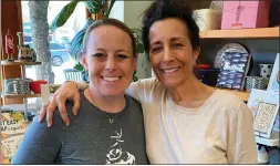  ?? PHOTO COURTESY OF ICING ON THE CAKE ?? Maggie Raye, left, has taken over ownership and operation of Lynn Magnoli's Icing on the Cake bakery in Los Gatos. Magnoli sold the business — and its prized recipes — after a 39-year run.