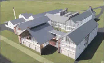  ??  ?? An artist’s impression of the new distillery.