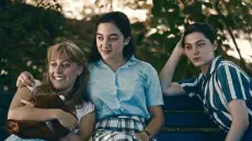  ?? IFC Films ?? Louise Orry-diquéro, Anamaria Vartolomei and Luàna Bajrami in a scene from “Happening.”