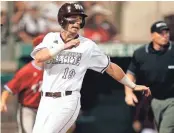  ?? AP ?? Mississipp­i State’s Brent Rooker leads the SEC in eight offensive categories entering tonight’s game vs. Memphis.