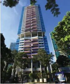  ?? THE EDGE SINGAPORE ?? The 2,573 sq ft unit at Grange Infinite was sold for $5.8 million ($2,255 psf) on March 22