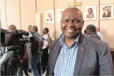  ?? | RAAHIL SAIN African News Agency (ANA) File ?? EMBATTLED Nelson Mandela Bay Mayor Mongameli Bobani shortly after he succeeded the DA’s Athol Trollip in August last year.