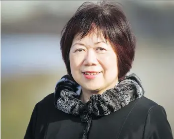  ?? ARLEN REDEKOP ?? Queenie Choo, CEO of SUCCESS B.C., says police outreach on thefts targeting senior citizens should involve a multilingu­al approach. She says her group will work with police to get the word out.