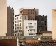  ??  ?? ABOVE: In Ivry-sur-seine, France, a densely packed mixed-income project by agence Engasser + associés includes two buildings containing privately owned apartments and one devoted to social housing.