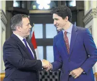  ?? SEAN KILPATRICK THE CANADIAN PRESS ?? Alberta Premier Jason Kenney’s visit to Parliament Hill was meant to be a wake-up call, but it did not succeed in the way Justin Trudeau had expected, Chantal Hébert writes.